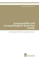 Europapolitik Und Europafahigkeit Deutscher Lander 3838111915 Book Cover