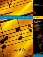 Harmonic Materials in Tonal Music: A Programmed Course Part II 013033197X Book Cover