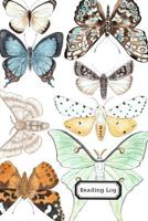 Reading Log: Kids Reading Log & Book Record with Water-Colored Moths & Butterflies Cover 1794313540 Book Cover