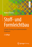 Stoff- und Formleichtbau: Leichter Einstieg mit eindimensionalen Strukturen 3658385863 Book Cover