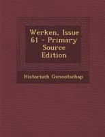 Werken, Issue 61 1289614296 Book Cover