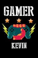 Gamer Kevin: Kariertes Notizbuch mit 5x5 Karomuster f�r deinen personalisierten Vornamen 1079331182 Book Cover