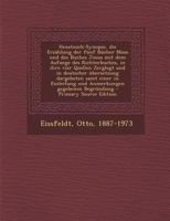 Hexateuch-Synopse, die Erzählung der fünf Bücher Mose und des Buches Josua mit dem Aufange des Richterbuches, in ihre vier Quellen Zerglegt und in ... gegebenen Begründung 1176106120 Book Cover