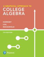A Graphical Approach to College Algebra 0201735091 Book Cover