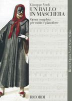 Verdi's Opera The Masked Ball: Containing The Italian Text, With An English Translation, And The Music Of All The Principal Airs 0714541672 Book Cover