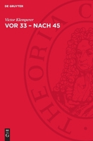 VOR 33 - Nach 45: Gesammelte Aufsätze 3112756142 Book Cover