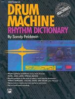 Roland Drum Machine Rhythm Dictionary 0739027263 Book Cover