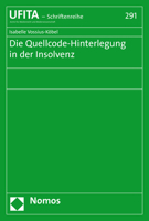 Die Quellcode-Hinterlegung in der Insolvenz 3848766426 Book Cover