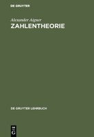 Zahlentheorie 3110020653 Book Cover