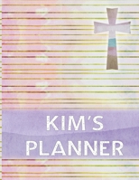 Kim's Planner: January 1, 2020 - December 31, 2020, 379 Pages, Soft Matte Cover, 8.5 x 11 1699981434 Book Cover