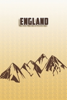 England: Wandertagebuch: England. Ein Logbuch zum Pilgern und Wandern  mit vorgefertigten Seiten und viel Platz für deine Reiseerinnerungen. Eignet ... oder als Abschiedsgeschenk (German Edition) 1694990613 Book Cover