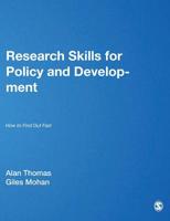 Research Skills for Policy and Development: How to Find Out Fast 141294564X Book Cover