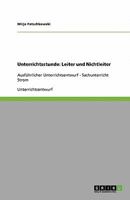 Unterrichtsstunde: Leiter und Nichtleiter:Ausführlicher Unterrichtsentwurf - Sachunterricht Strom 3640382692 Book Cover