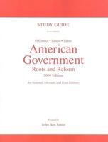 American Government: Roots and Reform--Study Guide 0205684173 Book Cover