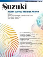 Suzuki Violin School Midi Disk and CD 1589513002 Book Cover
