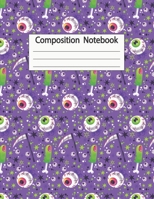 Composition Notebook: Halloween Paper Notebook Journal for Writing and Drawing at Home or School Large (8.5" x 11") 120 Pages 169336543X Book Cover