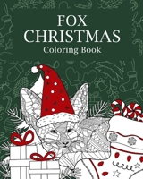 Fox Christmas Coloring Book 1006315438 Book Cover
