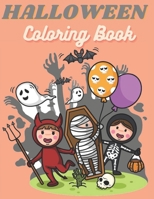Halloween Coloring Book: Halloween Coloring Book For Kids witch's, ghost, bats| happy Halloween coloring book for kids | A Collection of Fun and Easy ... for adults and kids | Kids Halloween Book B08JZWNJD4 Book Cover