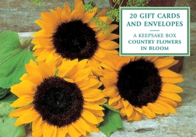 Tin Box of 20 Gift Cards and Envelopes: Country Flowers in Bloom: A keepsake tin box featuring 20 high-quality floral gift cards and envelopes 0754826155 Book Cover
