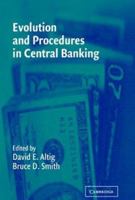 Evolution and Procedures in Central Banking 0521158281 Book Cover