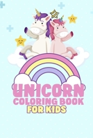 Unicorn Coloring Book For Kids: 6 x 9 in, Unicorn high quality drawing B08PRKC7L6 Book Cover