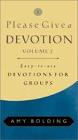 Please Give a Devotion B000KL73Z4 Book Cover