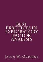 Best Practices in Exploratory Factor Analysis 1500594342 Book Cover