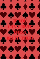 If You Can't Beat Them Bluff Them: All Purpose 6x9 Blank Lined Notebook Journal Way Better Than A Card Trendy Unique Gift Blue Smoke PitBull 1706505817 Book Cover