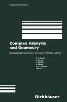 Complex Analysis and Geometry: International Conference in Honor of Pierre Lelong 3034895666 Book Cover