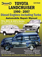 Toyota Landcruiser 1990-2007 Automobile Repair Manual: Diesel Engines including Turbo 1876720018 Book Cover