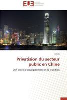 Privatision Du Secteur Public En Chine 3838183002 Book Cover
