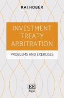 Investment Treaty Arbitration: Problems and Exercises 1786439840 Book Cover