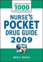 NURSES POCKET DRUG REFERENCE 2009 5/E (Nurse's Pocket Drug Guide) 0071549706 Book Cover