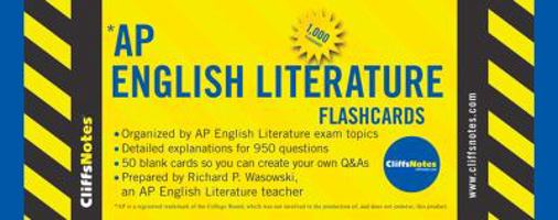 CliffsNotes AP English Literature Flashcards 0470270101 Book Cover