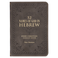 Gift Book 52 Hebrew Names of God Faux Leather 1639527257 Book Cover