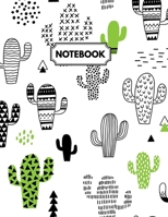 Notebook: Cute Cactus Daily Journal, Ruled White Paper, Blank Lined Note Book To Write In 1710223219 Book Cover