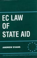 European Community Law of State Aid 0198764510 Book Cover
