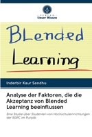 Analyse der Faktoren, die die Akzeptanz von Blended Learning beeinflussen 6202870338 Book Cover