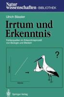 Irrtum Und Erkenntnis: Fehlerquellen Im Erkenntnisprozess Von Biologie Und Medizin 3540536264 Book Cover
