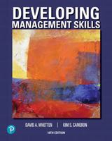 Developing Management Skills -- MyLab Management with Pearson eText Access Code 0135229847 Book Cover