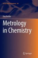 Metrology in Chemistry 3030075761 Book Cover