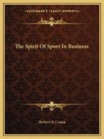 The Spirit Of Sport In Business 1425462014 Book Cover