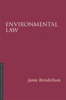 Essentials of Canadian Law Environmental Law 1552213455 Book Cover