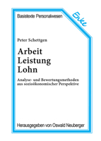 Arbeit, Leistung, Lohn: Analyse- Und Bewertungsmethoden Aus Sozio?konomischer Perspektive 3828245838 Book Cover