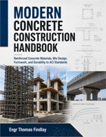 Modern Concrete Construction Handbook: Reinforced Concrete Materials, Mix Design, Formwork, and Durability to ACI Standards B0HF3RTFDC Book Cover