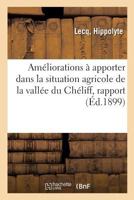 Améliorations à apporter dans la situation agricole de la vallée du Chéliff, rapport 232906652X Book Cover