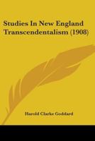 Studies in New England transcendentalism 1016694938 Book Cover