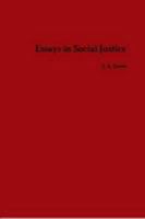 Essays in Social Justice 1300638850 Book Cover