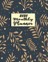 2020 Monthly Planner: Organizer To do List January - December 2020 Calendar Top goal and Focus Schedule Beautiful background Monthly and Weekly ... tone theme background (Woman flower planner) 1691355186 Book Cover