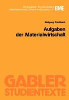 Aufgaben Der Materialwirtschaft 3409026193 Book Cover